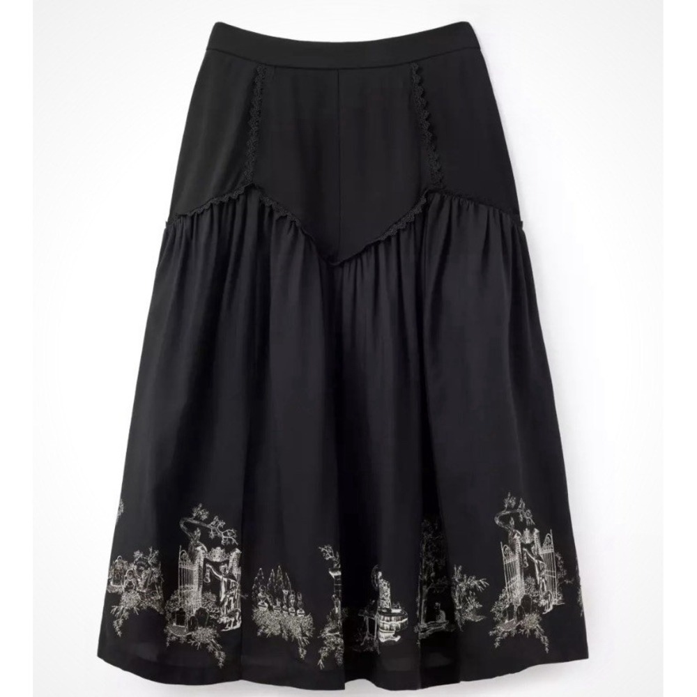 Disney Parks 2026 Her Universe Haunted Mansion Long Skirt Small NWT - Picture 2 of 4